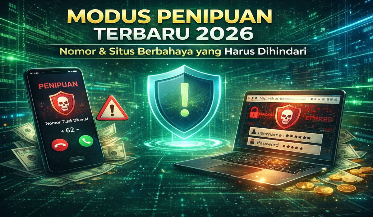 Modus Penipuan Terbaru 2026: Nomor & Situs Berbahaya yang Harus Dihindari Modus Penipuan Terbaru 2026: Nomor & Situs Berbahaya yang Harus Dihindari